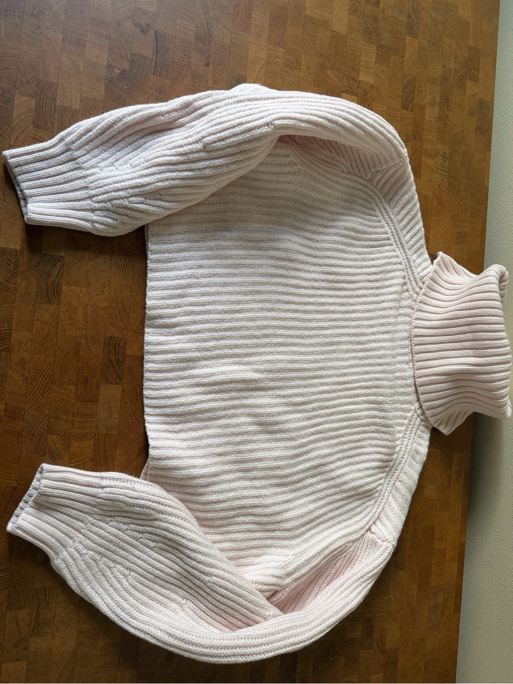 Babaton Blush Ribbed Turtleneck Sweater